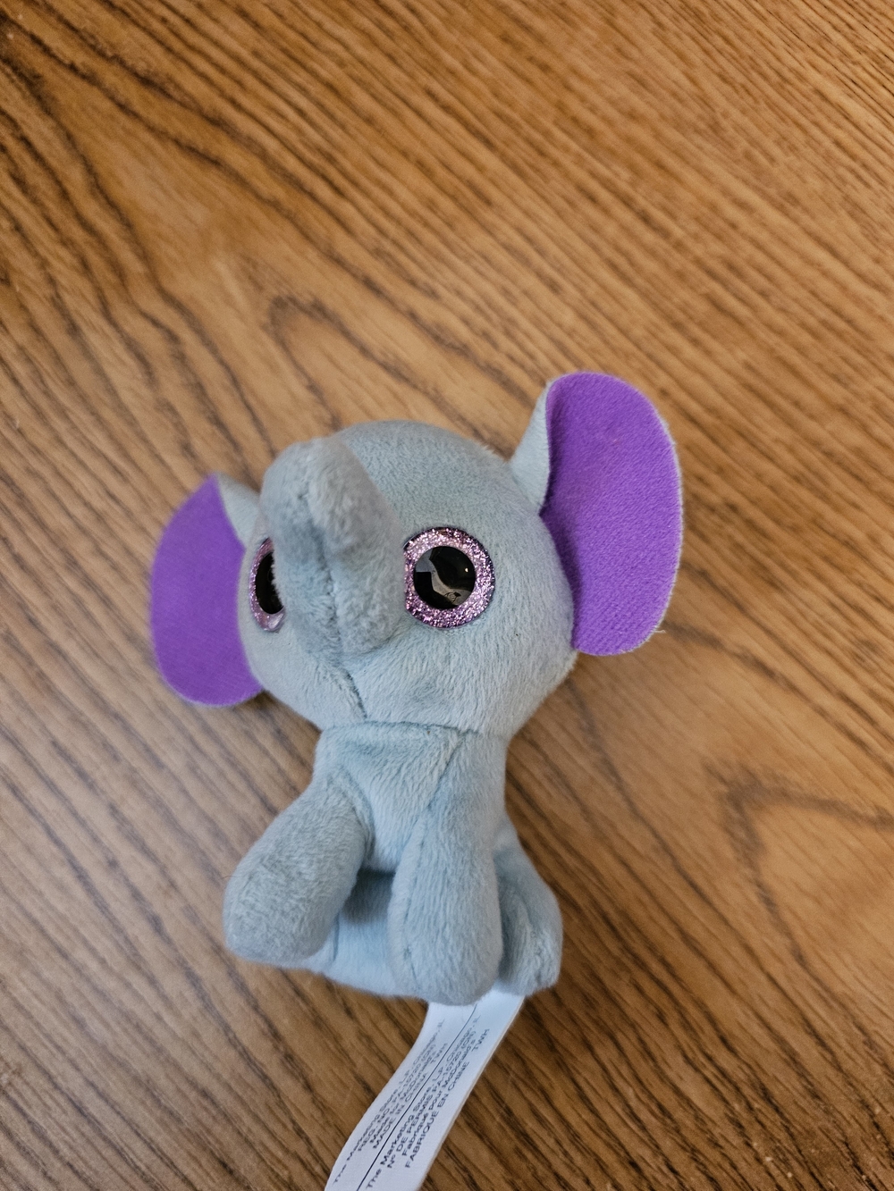 4/$10 Peanut Ty Elephant Mini Blue Plush Animal Toy